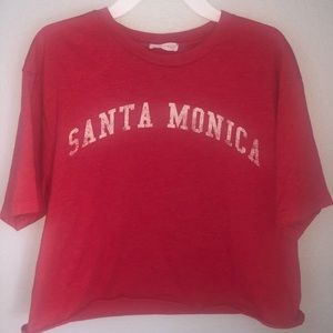 Tillys Santa Monica Cropped Tee